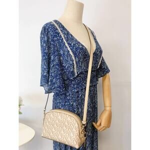 Coach CF343 Madi Crossbody With Coach Monogram Print IN Chalk